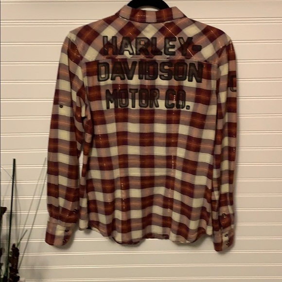 Harley-Davidson Tops - HARLEY-DAVIDSON WOMEN’S BUTTON DOWN BLOUSE